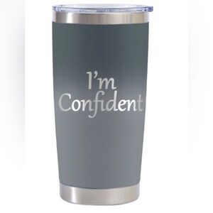 “I’m Confident” Ombré & Solid Affirmation Cups ✨